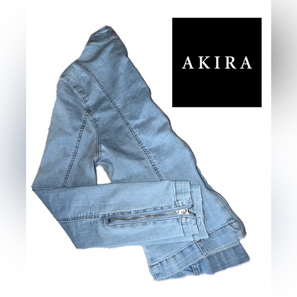 Akira Stretch Denim Jacket – Women’s Small - Picture 1 of 9